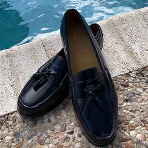 Men’s Cole Haan tassel loafers in black